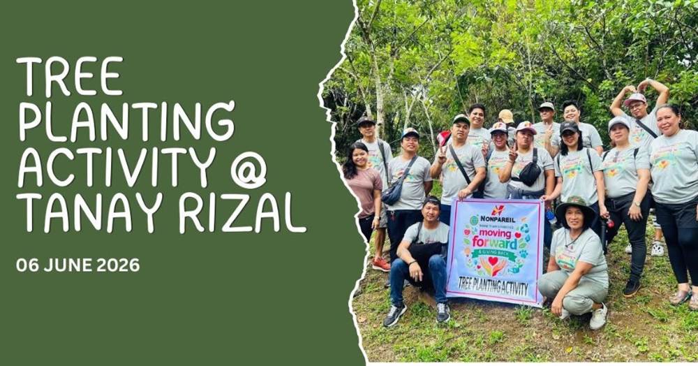 Tree Planting Activity at Tanay Rizal on 06 June 2026 promotional graphic